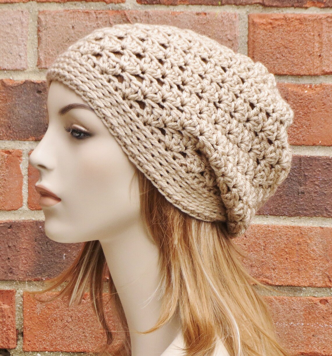 Riley Slouchy Crochet Hat Pattern: Textured Fall Beanie (PDF Download ...