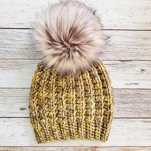 Crochet Hat Pattern // THE KESTREL BEANIE // Crochet Beanie Hat Winter Hat Ribbed Beanie // Instant Download Pdf Crochet Pattern image 10