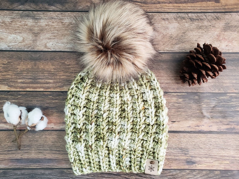 Crochet Hat Pattern // THE KESTREL BEANIE // Crochet Beanie Hat Winter Hat Ribbed Beanie // Instant Download Pdf Crochet Pattern image 9