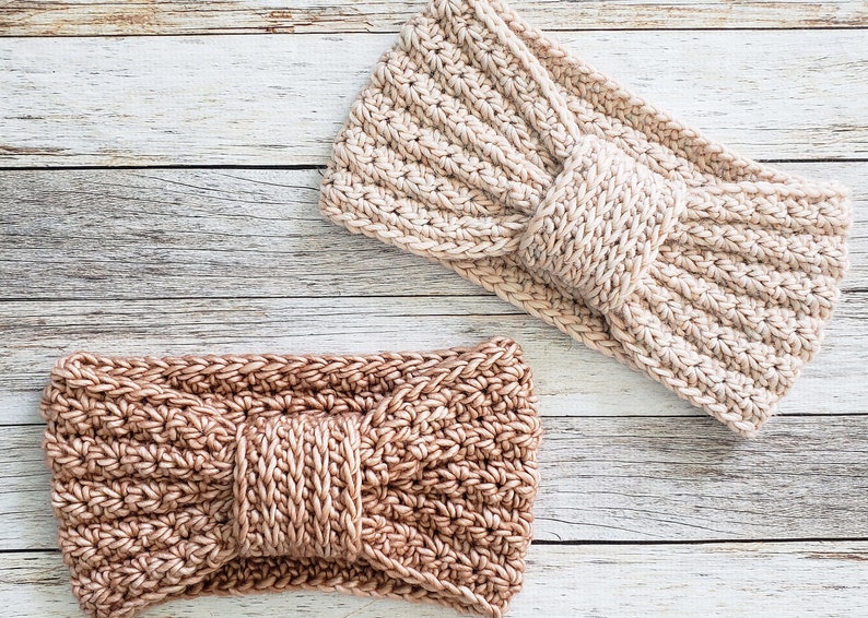 Crochet Headband Pattern // THE STARLIGHT HEADBAND // Crochet Earwarmer Pattern Winter Headwrap // Instant Download Pdf Crochet Pattern image 2