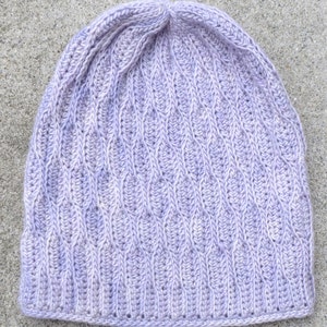 CROCHET HAT PATTERN Instant Download Pdf - Elise Slouchy Hat Beanie ...