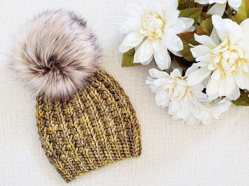 Crochet Hat Pattern // THE KESTREL BEANIE // Crochet Beanie Hat Winter Hat Ribbed Beanie // Instant Download Pdf Crochet Pattern image 5