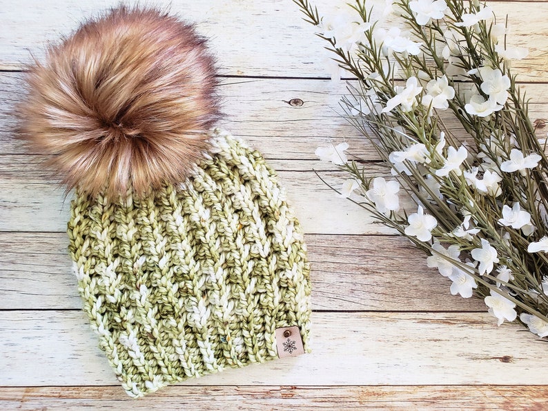 Crochet Hat Pattern // THE KESTREL BEANIE // Crochet Beanie Hat Winter Hat Ribbed Beanie // Instant Download Pdf Crochet Pattern image 7
