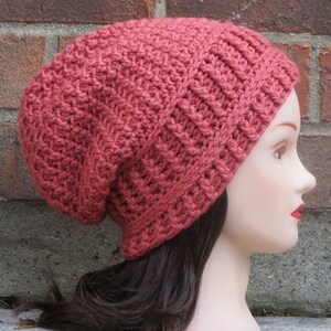CROCHET HAT PATTERN Instant Pdf Download - Paige Slouchy Beanie Hat ...