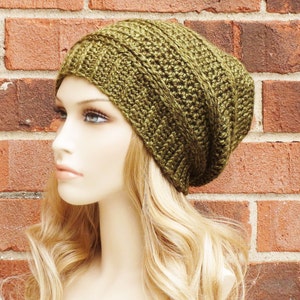 CROCHET HAT PATTERN Instant Pdf Download - Kettering Slouchy Beanie Hat ...