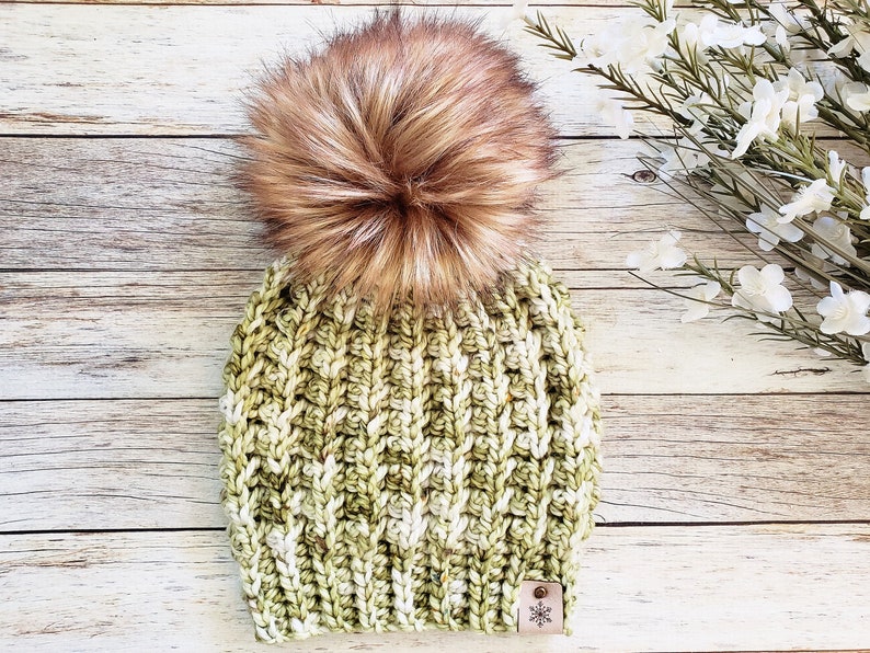 Crochet Hat Pattern // THE KESTREL BEANIE // Crochet Beanie Hat Winter Hat Ribbed Beanie // Instant Download Pdf Crochet Pattern image 8