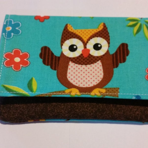 Cute Owl Wallets for Women, Wallet with Owls, Small Wallets, Wallets with pockets, Card Wallet, Change Purse, Cash Wallet, Made To Order