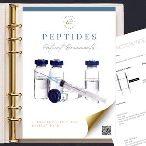 Anti-Peptide-Anleitung | Medspa Patientendokumente, bearbeitbar in Canva