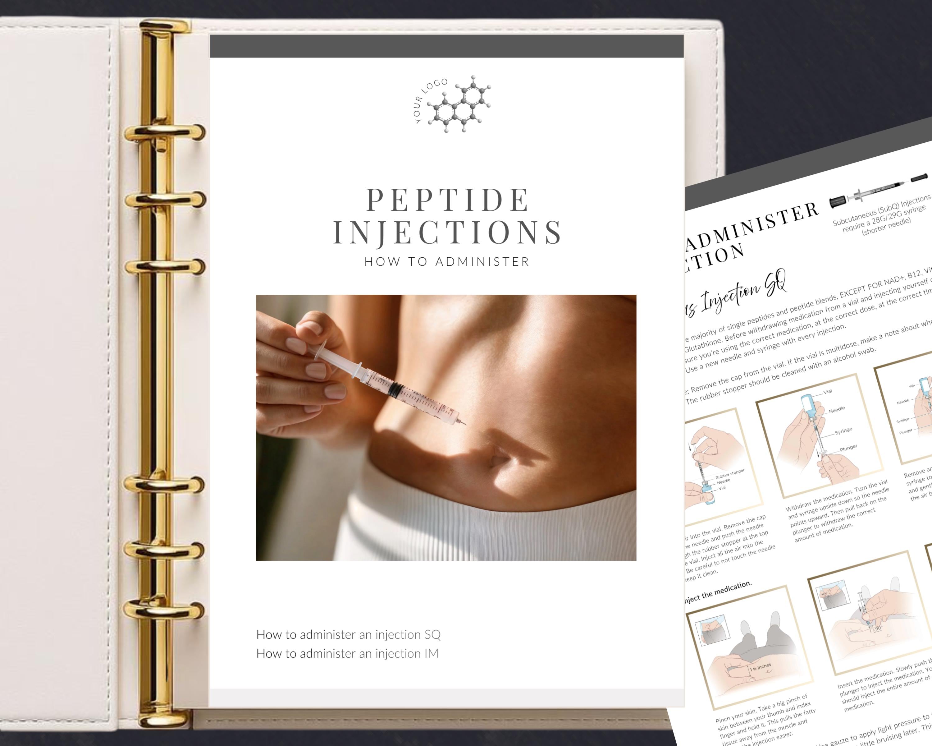 glutathione peptide subcutaneous dosage Injection Guide, Step-by-Step SQ IM Administration (Editable Canva) Are Anti-Ageing Treatments Safe? quiz us long Bundles:Sleep+Lip Serum+Soap
