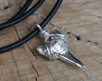 Silver Shark's Tooth Necklace-Shark Tooth-Fathers Day Gift-Birthday Gift-Diving Charm