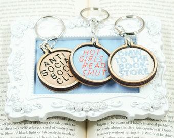 Embroidered Reader Keychains