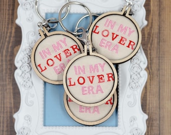Embroidered In My Lover Era Keychains