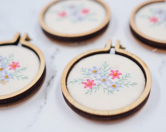 Floral Mini Hoop Magnet