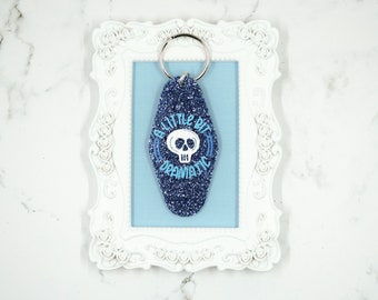 A Little Bit Dramatic Acrylic Keychain