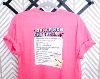 Dance Mom's Checklist Tee