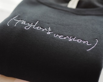 Taylor's Version Embroidered Sweatshirt