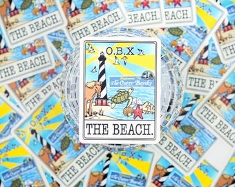 OBX Outer Banks Tarot Sticker