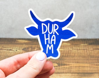 Durham Bull Vinyl Sticker