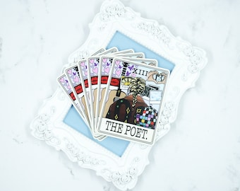 The Poet, Taylor Swift Eras Tarot Style Vinyl Sticker