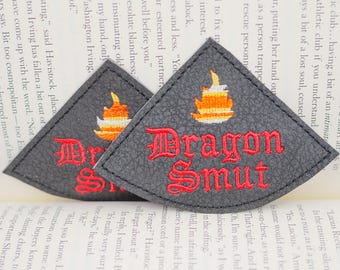 Dragon Smut Embroidered Corner Bookmark