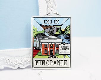 The Orange - Orange County NC Tarot Keychain