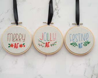 Christmas AF Ornaments