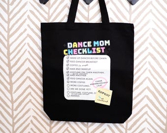 Dance Moms Checklist Tote Bag