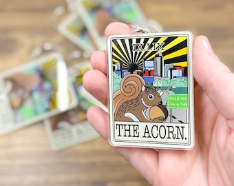 Raleigh Tarot Keychain