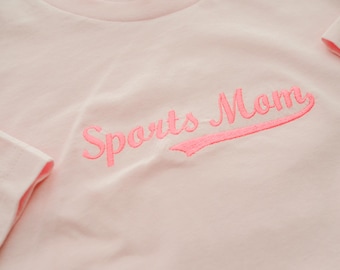 Sports Mom Embroidered TShirt