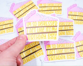 DISCONTINUED STYLE: Taylor Swift Birthday Vinyl Sticker