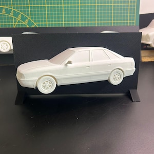 Audi 80 B3 Speedline SL423, 3D printed, vintage car model, gift for car enthusiasts, model car, classic car