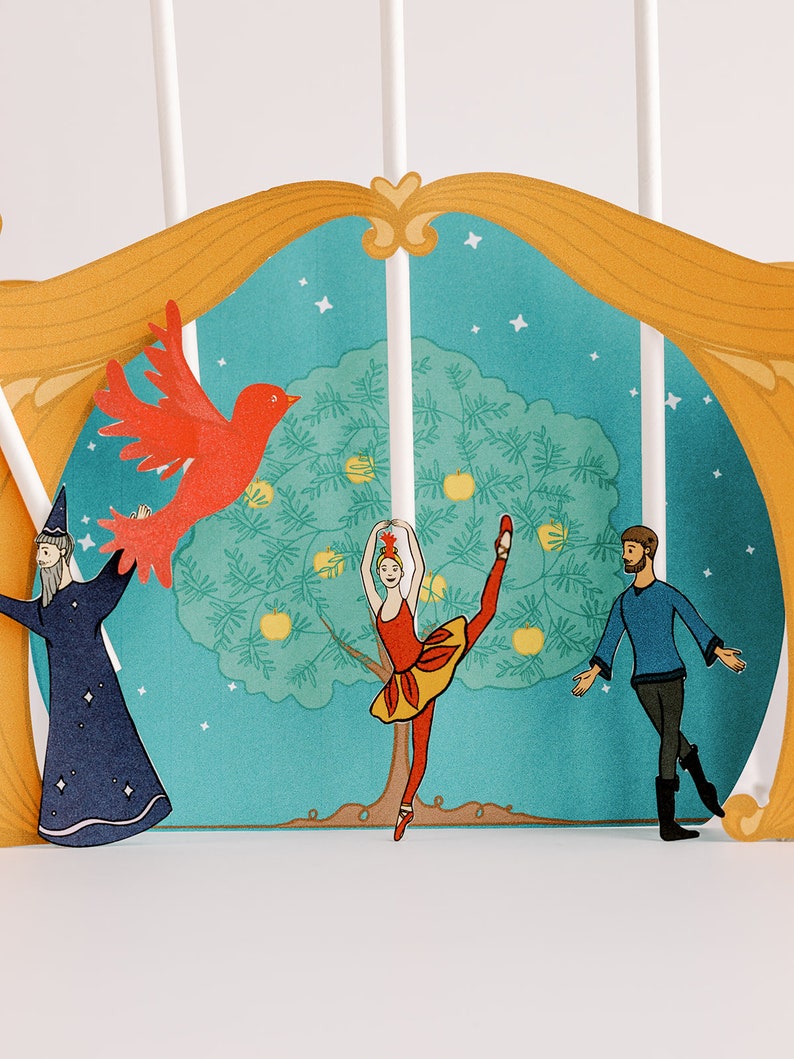 Firebird Puppet Theater Printable PDF Kit by Crafterina™ Etsy