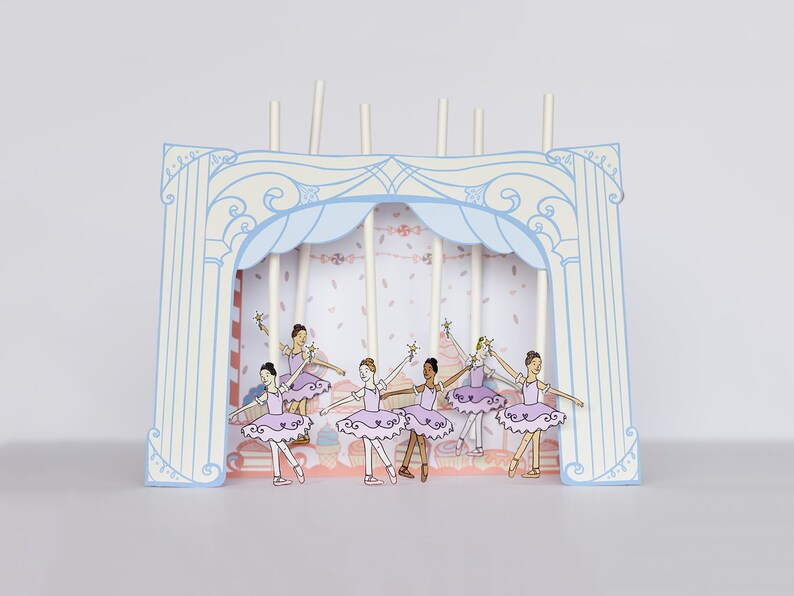 Nutcracker Puppet Theater Printable PDF Kit by Crafterina™ - Etsy