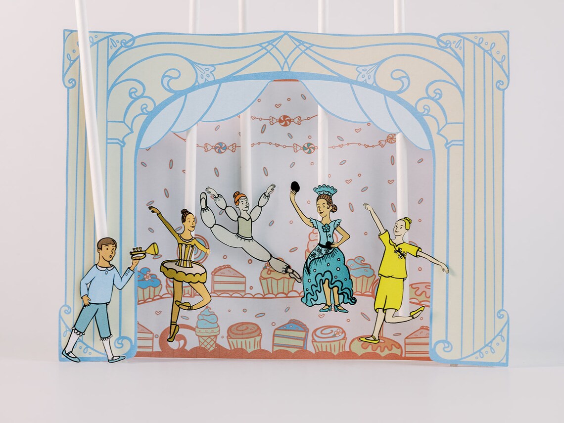 Nutcracker Puppet Theater Printable PDF Kit by Crafterina™ | Etsy