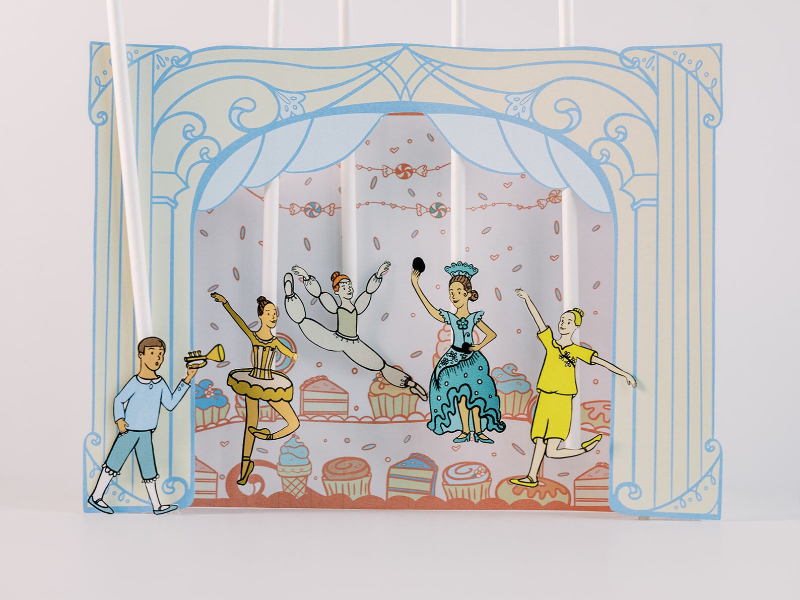 Nutcracker Puppet Theater Printable PDF Kit by Crafterina™ Etsy