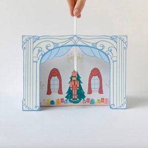 Nutcracker Puppet Theater Printable PDF Kit by Crafterina™ - Etsy