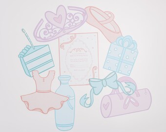 Ballerina Printable Party Kit by Crafterina