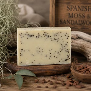Fall/Winter Florida Native Scents Goat Milk Soap, Nourishing Hand-Poured Bar, Small Batch