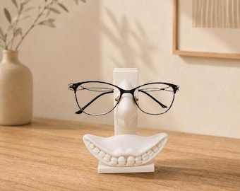 Support de porte-lunettes amusant, présentoir de lunettes imprimé en 3D, décoration de bureau originale, support de lunettes de soleil, cadeau pour porteur de lunettes