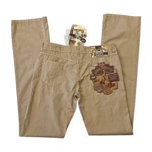 Vintage D&G Dolce Gabbana Denim Devotees Low Waist Bootcut Jeans, Y2K Size 29