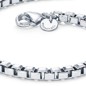 アクセサリー Vintage Tiffany Venetian Bracelet TIFFANY Vintage Venetian Link Bracelet in Sterling Silver With