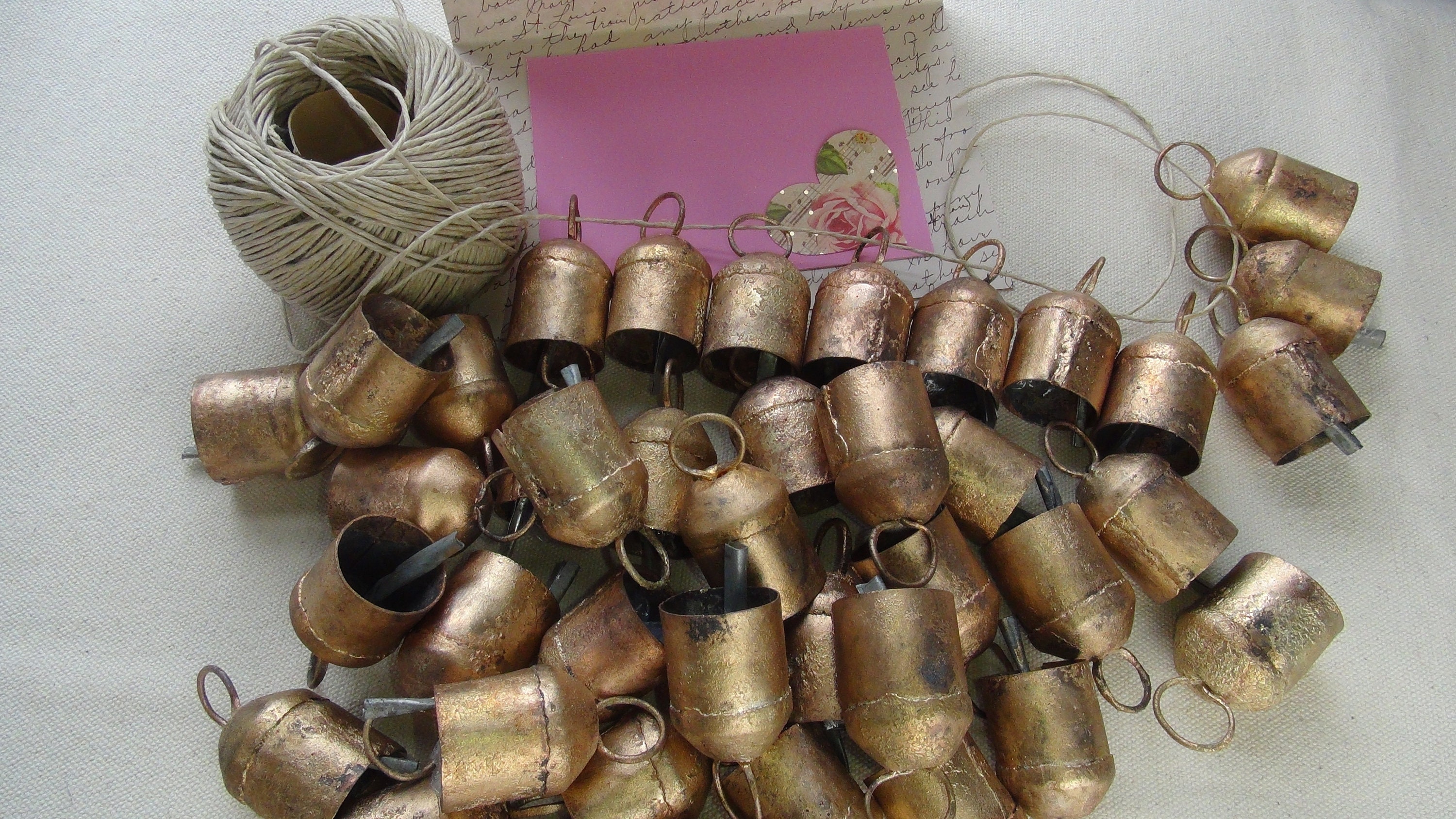 Wholesale Rustic Gold Bells-in Sets of 20, 50 or 100 Bells-for Weddings ...