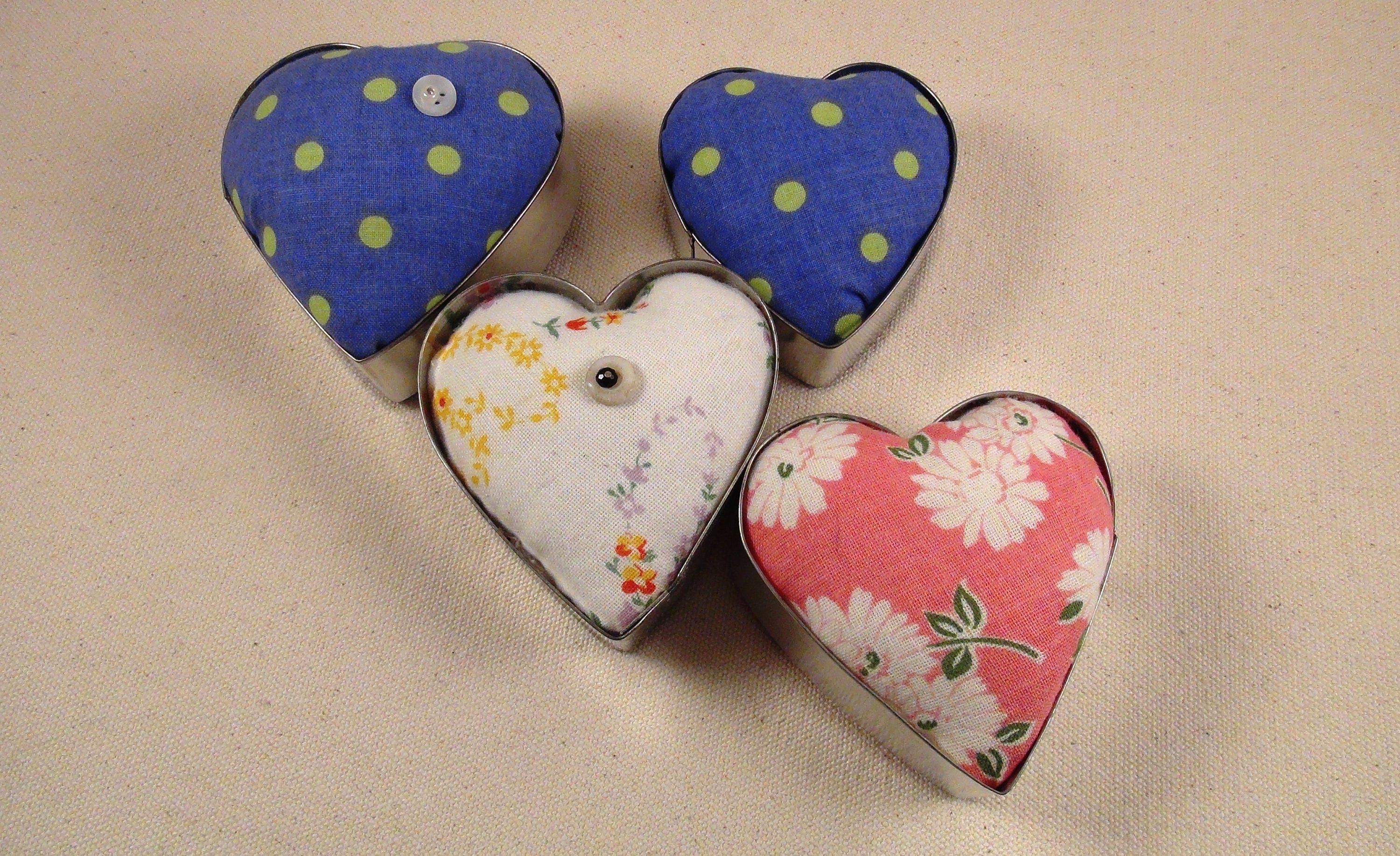 HEART PIN CUSHIONS Unique Handmade Original Idea From Etsy