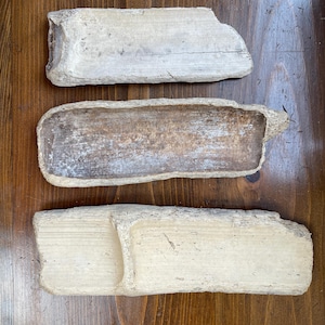 BAMBOO WOOD Small Half Bowls-Hurricane Battered in Natural Found Beauty-From Caribbean Beach-Choose Your Fav To Fill For Home Decor-Displays