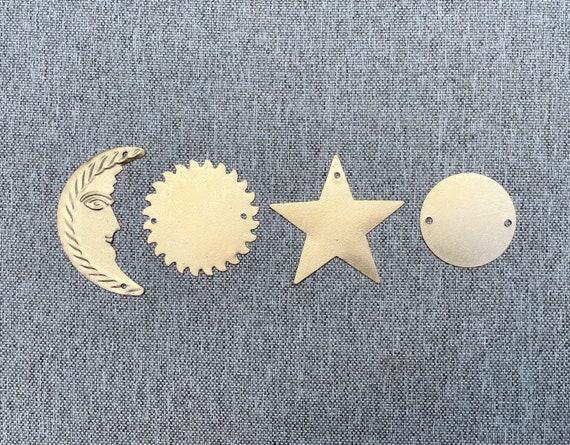 Shop Celestial Charm with Stars Embroidered Patches