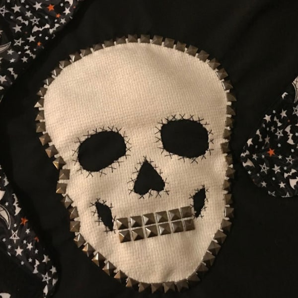 Halloween Dog Skull Print Pattern Clothes
