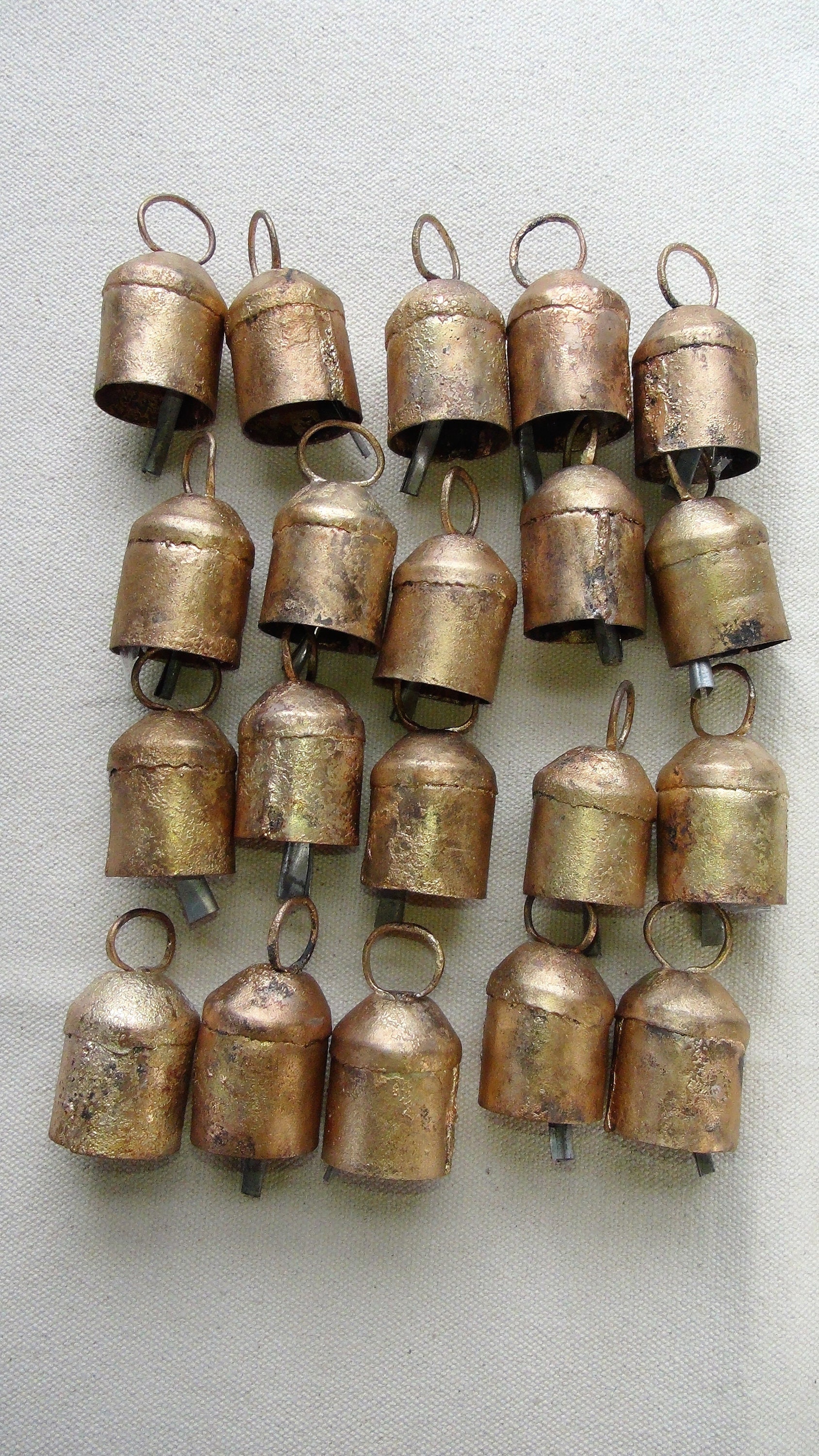 Wholesale Rustic Gold Bells-in Sets of 20, 50 or 100 Bells-for Weddings ...