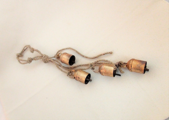 Protection Bells, Witch Bells-Original Creation Fashioned after the Goddess Bastet- To Hang for Door, Wreath, Window, Tree, Decoration, Pets