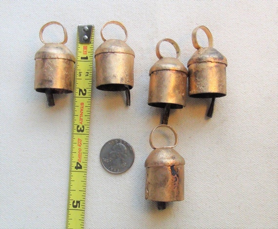 diollo Assorted Brass Bells Decorative Craft Bells Pack of 3 