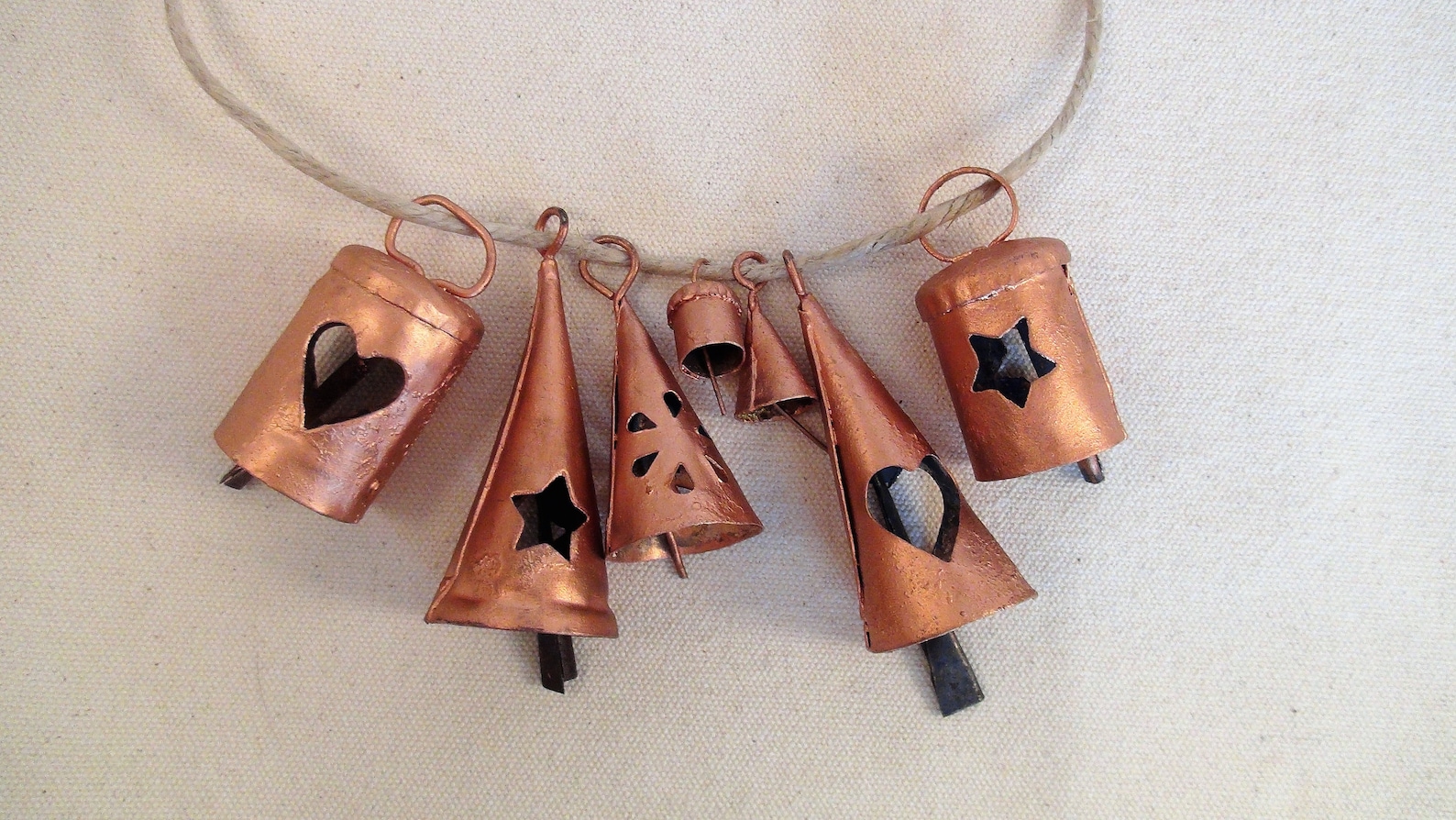 COPPER Painted BELLS Variety PackSample 7 of Our Popular Etsy
